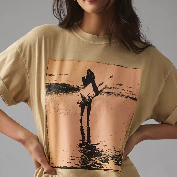 Tops - NWT anthropology surfer tshirt